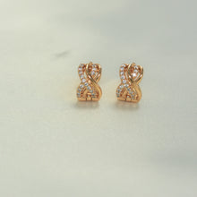 Infinity Huggies Hoops - Everyday Minimalist Small Earrings for her