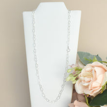 Heart Bracelet, Minimalist Layering Chain, Dainty Heart Shaped Chain, Minimalist Jewelry, Silver Heart Chain, Gift For Her, Valentines