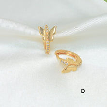 Butterfly Earrings, Mariposa Studs, Huggies, Gold Plated Dainty Earrings, Gift