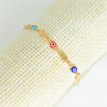 Evil Eye Elephant Bracelet Ojo Pulsera Protection Luck Bracelet - 7.5