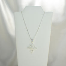 Witch Knot Pendant 925 Sterling Silver Necklace, nudo de bruja