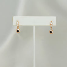 Minimalist Dangle Drop Huggies - Gold Plated Dainty Elegant Earrings - Gift for her