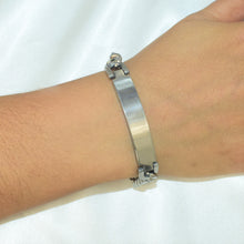 Men's Cuban Link ID Bracelet • Stainless Steel ID Bracelet for Men and Women • Cuban Link Bracelet • Gift