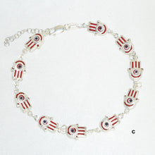 Red Evil Eye Bracelet - 925 Sterling Silver - Protection Bracelet -Gift for her