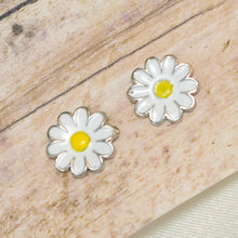 Daisy Push Back Studs - Sterling Silver Trending Handmade Flower Earrings for her - Gift for daughter