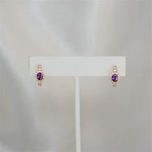 Birthstone Huggies Hoops - Minimalist Gold Plated Gemstone Earring For her - Perfect Gift for wife