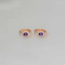 Birthstone Huggies Hoops - Minimalist Gold Plated Gemstone Earring For her - Perfect Gift for wife