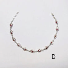 Red Evil Eye Anklet - 925 Sterling Silver - Protection Anklet - Gift for her