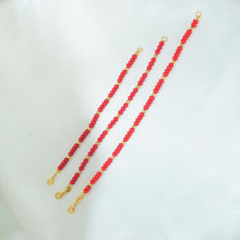 Red Beads Protection Bracelet for Baby Gold Filled Baby Protection Bracelet