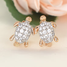 Sea Turtle Huggies • Small Tortuga Gold Hoops • Turtle Charm Earrings • Gold Plated Huggies Hoops • Gift for her