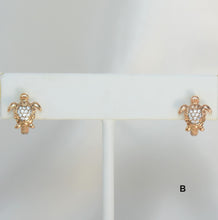 Turtle Huggies, Small Tortuga Gold Plated huggies,Sea Turtle Earrings,Gift For Her