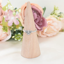 Tiny Bee Ring, Skinny Bee Stacking Ring, Sterling Silver, Minimalist Bee Ring Nature-Inspired Bee Jewelry Perfect Gift for Nature Lovers