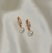 Pearl Drop Earrings, Gold Filled Pearl Earrings, Pearl Huggie Hoops, For Women