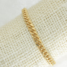 Cuban Miami Bracelets Gold Plated Pulsera Men's Bracelet Gift For Men- 6mm