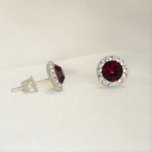 Tiny Cubic Zirconia Stud Earrings, 925 Silver Stud Earrings