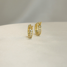 Infinity, Baguette Round Huggies, Gold Plated Huggies, Dainty Circle Hoops, CZ Bow Ribbon Huggies, Double Huggies, Colorful Small Huggies