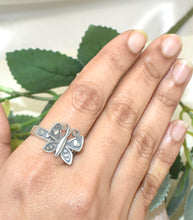 Butterfly Ring Sterling Silver, Streetwear Ring, Vintage Boho Butterfly Ring, Courage Ring, Mariposa Jewelry Protection Ring, Christmas Gift