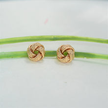 Celtic Love Knot Studs - Gold Plated Everyday Earrings for her
