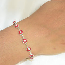 Red Evil Eye Protection Bracelet Ojo Pulsera Gift for Her-7.5