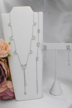 Sterling Silver Butterfly Earring Bracelet and Necklace Jewelry Set Gift For Her