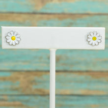 Daisy Push Back Studs - Sterling Silver Trending Handmade Flower Earrings for her - Gift for daughter
