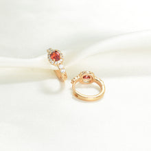 Birthstone Huggies Hoops - Minimalist Gold Plated Gemstone Earring For her - Perfect Gift for wife