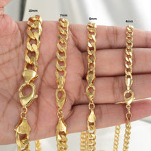 Cuban Link Chains Gold Plated - Thick Chunky Unisex Necklace 24''