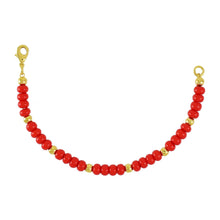 Red Beads Protection Bracelet for Baby Gold Filled Baby Protection Bracelet