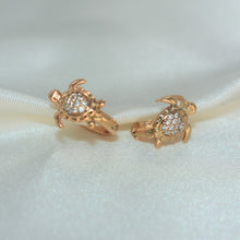 Baby Turtle Huggies - Gold Plated Dainty Earrings For Everyday Stack - Gift for Daughter