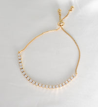 Tennis Adjustable Bracelet - Gold Plated Minimalist Bracelet 10
