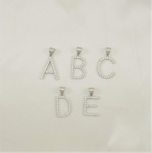 Letter Pendant Dijes de Plata 925 Sterling Silver Alphabets Pendants A-Z Initials