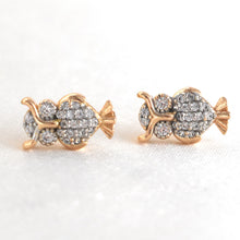 Gold plated OWL Stud Earrings, Animal Earrings, Animal Studs