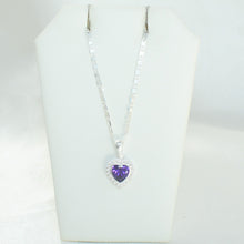 Halo Heart CZ Pendants with Rings, 925 Sterling Silver, Dije y Anillo CZ, Gift