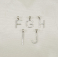 Letter Pendant Dijes de Plata 925 Sterling Silver Alphabets Pendants A-Z Initials