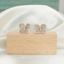 Butterfly Mariposa Studs - Gold Plated Elegant Earrings Gift for Women, Daughter, Girls