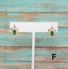 Turtle Huggies, Small Tortuga Gold Plated huggies,Sea Turtle Earrings,Gift For Her