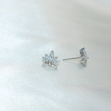 Princess Crown Sterling Silver Studs Earrings - Gift for Daughter