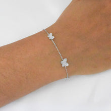 Sterling Silver Butterfly Earring Bracelet and Necklace Jewelry Set Gift For Her