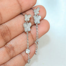 Sterling Silver Butterfly Earring Bracelet and Necklace Jewelry Set Gift For Her