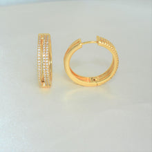 Huggie Hoop Earrings Gold Plated , 14K Gold Thick Hoop Earrings ,Gift for her