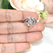 Witch Knot Celtic Silver Ring, Anillos de plata 925 , Nudo de bruja, Gift