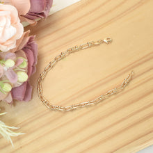 U-Link Chain Bracelet - Gold Plated Bracelet - Gold Statement Bracelet Trendy Bracelet