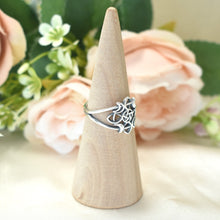 Witch Knot Celtic Silver Ring, Anillos de plata 925 , Nudo de bruja, Gift