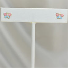 14K Solid Yellow Gold Butterfly Earrings, Butterfly Screw Back Studs Gift For Her