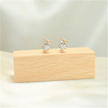 Gold plated OWL Stud Earrings, Animal Earrings, Animal Studs
