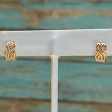 Infinity Huggies Hoops - Everyday Minimalist Small Earrings for her