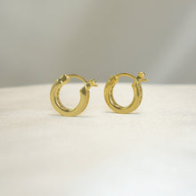 Dainty Huggies Hoops - Gold Plated Small Minimalist Earrings for Everyday Stack