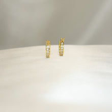 Dainty Huggies Hoops - Gold Plated Small Minimalist Earrings for Everyday Stack
