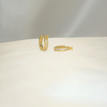 Dainty Huggies Hoops - Gold Plated Small Minimalist Earrings for Everyday Stack