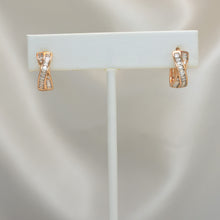 Multi Color Double Layer Hoop Earrings - Crossover Hoop Earrings - Gift for Girlfriend, Wife